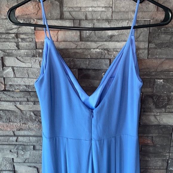 Jump Apparel Size XSmall Maxi Blue Dress for Bridesmaid or Homecoming / Prom - Picture 6 of 14